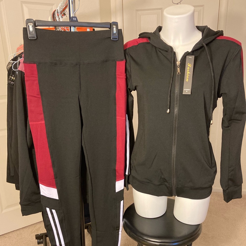 3 Piece Women’s Matching Track Suit set size M